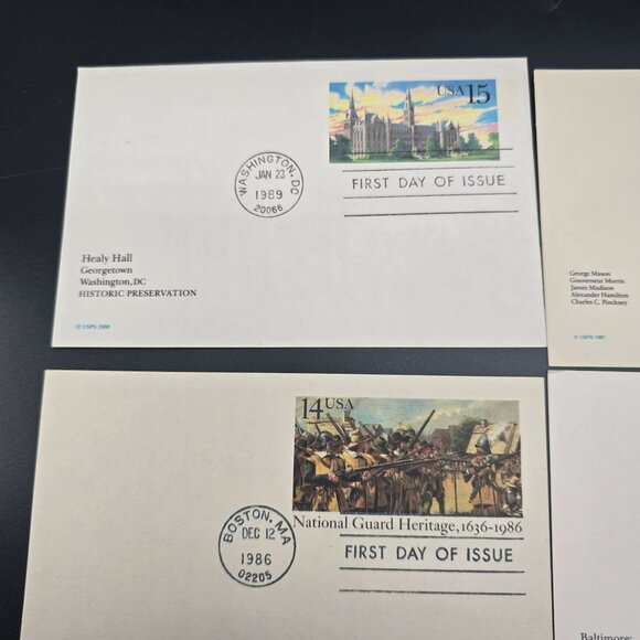 Vintage USPS First Day Of Issue Covers & Najubria 86 Postcards Lot LI3000 - Picture 2 of 7